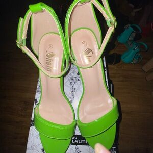 SHEIN Neon Green Women's Heels